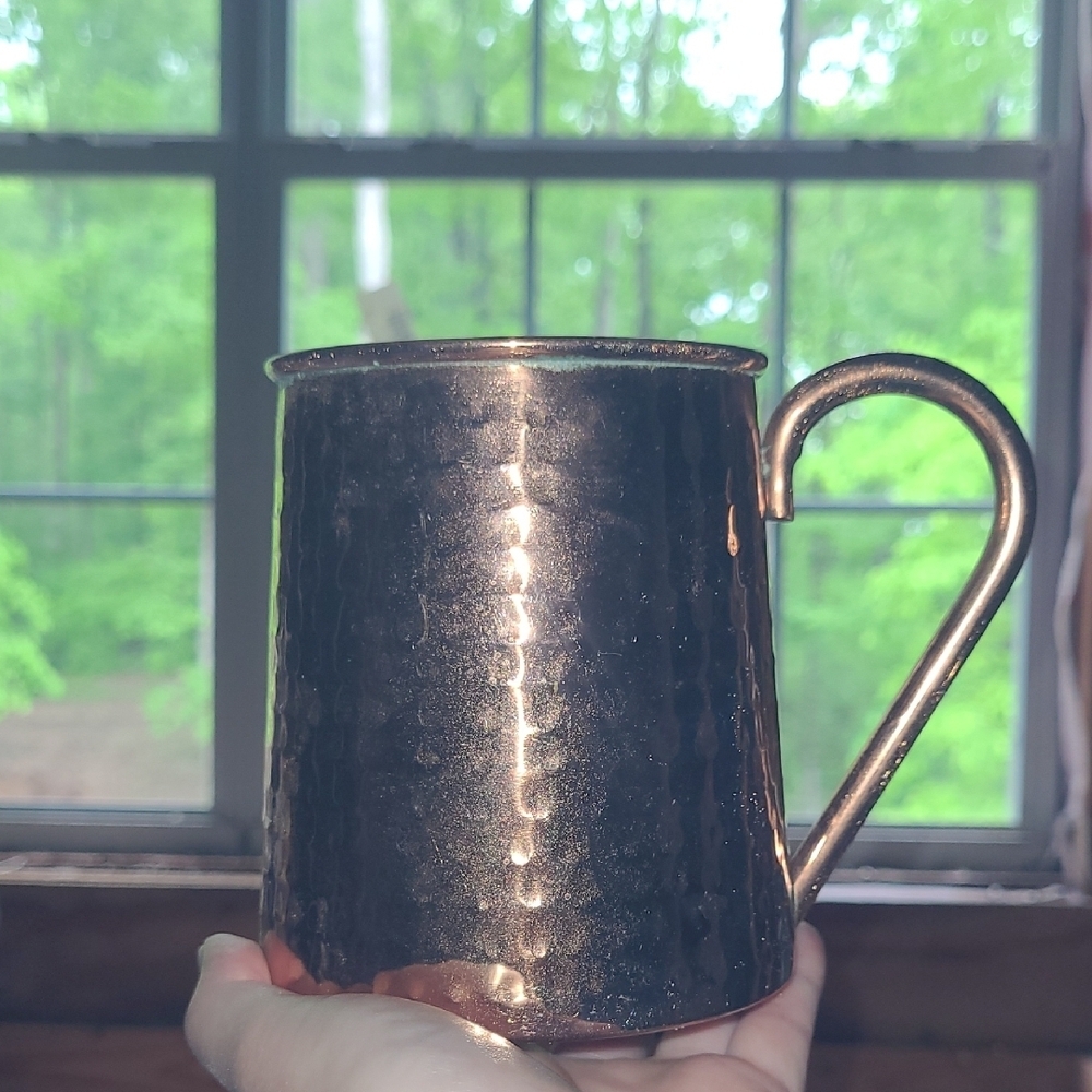 Copper Hammered Mug